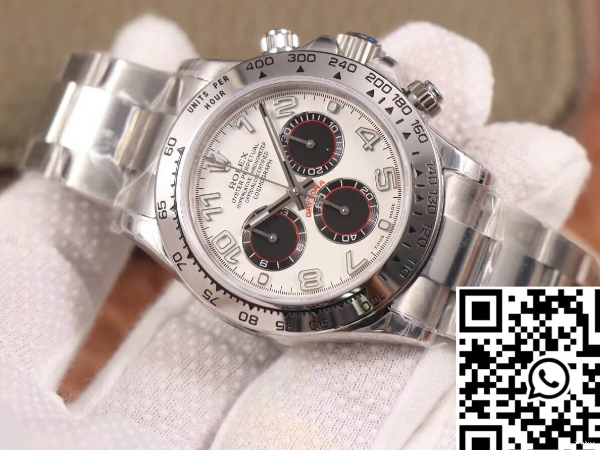 116509 Dial White Rolex Daytona Cosmograph Factory JH 0126